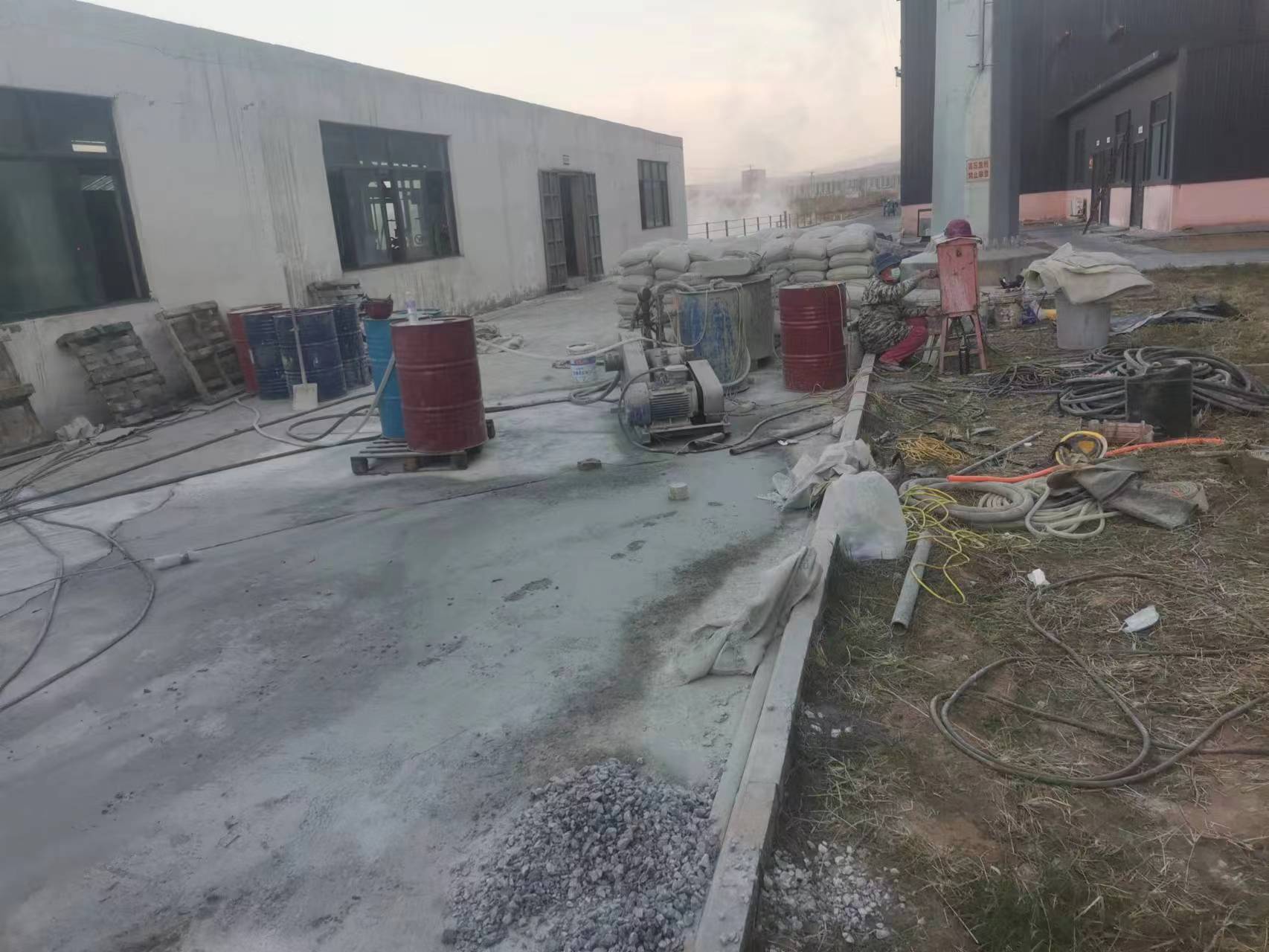 巴林右厂房地基沉降注浆